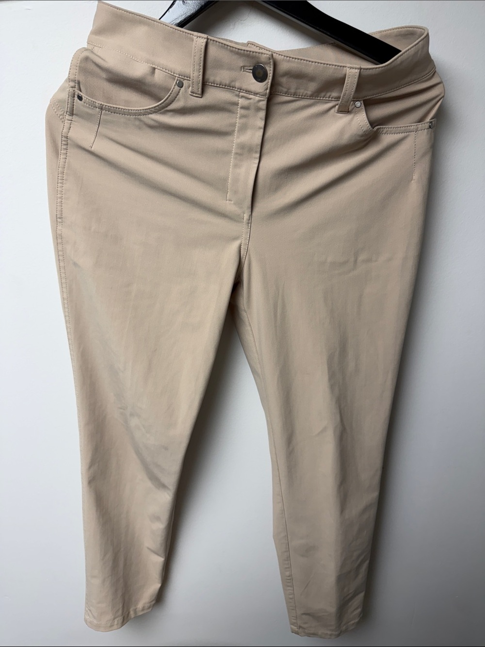 lululemon athletica Beige Ankle Crop Jeans